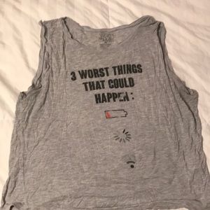 3 worst things graphic tank
